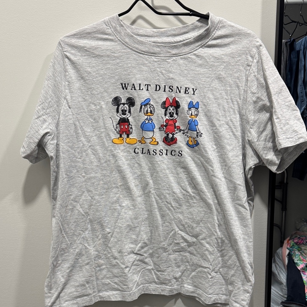 Disney Classics adult Gray Graphic Tee